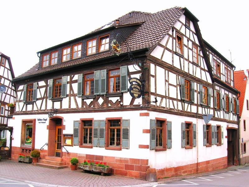 Goldner Engel, Restaurant - Hotel - Metzgerei Laudenbach  Zewnętrze zdjęcie